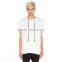 2014 fashion cotton men plain t-shirt with hood t shirts for men