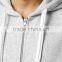 100%Cotton Zip up Plain Hoodies Men's Custom Hoodies Factory 2017
