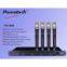 Panvotech PU-936 Wireless Microphone / four channel wireless microphone