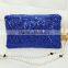 Luxury fashion sequins zipper makeup bag/lady evening hand bag/women clutch bag