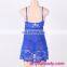 China Wholesale Paypal Accepted Lace Soft Blue Sexy Comfort Nightwear