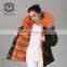 top grade latest fashion faux fur women jackets with raccon fur collar