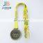 Custom Metal Crafts Production Zinc Alloy Award Metal Souvenir Medal With Ribbon