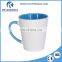 Sublimation Inner Handle Color 12ozCone Mug