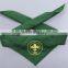 100% cotton fabric neckerchief popular for scouting camping