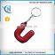 Custom pvc 3D rubber name keychain, 3d pvc keychain, 3D keyring