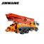 China 37m 42m 48m 52m concrete boom truck hydraulic pump truck sizes for sale