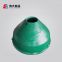 Manganese Steel cone crusher parts stone crusher concave bowl liner mantle for Metso HP500