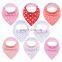 Pink  Newborn 8 PackCotton baby  Organic  burp cloths cotton baby bandana bibs