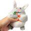 china supplier funny squeaky pet toy hide and seek carrot house srabbit toy set