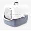 Large Size Totally Closed Pet Poop Cleaning Cat Litter Box/Scoop
