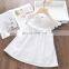 Flower Girl Dress Short Summer Dress Kids Cotton Dress