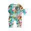 wholesale newborn infant kids baby leopard print soft  breathable onesie baby romper set