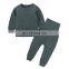 RTS Children's underwear set for autumn cotton Pajama for boys and girls