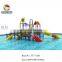 Colorful Amusement  outdoor  water park  slide,water house equipments