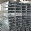 2x4 structural hdg galvanized steel c channel dimensions