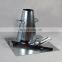 Steel concrete Slump cone test set with plate and scoop tamping bar