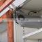 Full steel structure side bench wall bench with automatic sash