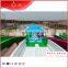 3 Lanes Custom Water Park Slides , Aqua Park Wavy Speed Slide