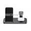 Chinese Factory IBD 4 in 1 Wireless Charger 15W Charger For Mobile Phone for Watch For Earphone