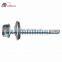China Factory Supply Iron Checkered Smooth Nails with Ring Head Double Head Silver Spiral Flat