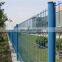 Hot dipped galvanized powder/PVC coated 3D wire mesh fence