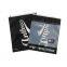 Custom Logo Printed Plastic Apparel Clothes Packaging Bag With Slide Zipper Matte Transparent Clothing Package Bags