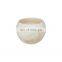 custom luxury cylinder round ball shaped cheap white decorative wedding marble look  candle jar ceramic candle vessel