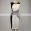 Wholesale custom brand female slim fit pencil round neck sleeveless party formal ladies office dress S-5XL