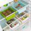 Slide Kitchen Fridge Freezer Refrigerator Space Saver Organizer Storage Box Rack Drawer Holder