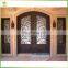 48 inches exterior front wrought iron main front door design with opening window