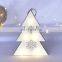 custom christmas decoration wood crafts with led light parties decors