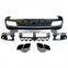 REAR DIFFUSER WITH EXHAUST TIP FOR Mercedes W167 AMG GLE63 2021