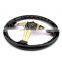 AUSO ABS 14 Inch 350MM Universal Auto Parts Modified Racing Car Steering Wheel