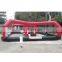 Factory price inflatable go kart race track outdoor inflatable track race for bumper car