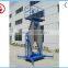 mobile high capacity double aluminum alloy mast platform lift China for sale