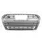 Front Bumper grill for Audi A4 B9 automotive black frame grille for Audi S4 car accessories for Audi 2017-2019
