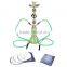 JYH04 green colored smoke hookah wholesale china