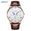 LONGBO 5015 Couple Popular Analog Quartz Watch Leather Band Calendar Casual Watches In Couples Man And Woman