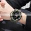 Skmei 1968 Large Dial Stopwatch Sports Watch Men LED Digital Watch 5Bar Waterproof Countdown Watch