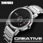 Skmei 1260 Japan Mov't Quartz Watch 3 Atm Water Resist Fashion Watch Stainless Steel Watches For Men Brands