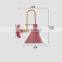 Nordic Loft Restaurant Wall Lights E27 Bar Bedroom Bedside Light Macarons Living Room Horn Wall Lamp