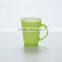 Reusable Cartoon Plastic Cups --Green