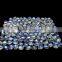 Fabulous Natural Rainbow Moonstone Cabochon Gemstone / 7x5 mm Rainbow Moonstone Loose Gems / Blue Fire Rainbow Moonstone