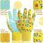 Soft Safety Toddler Garden Gloves 3-6 Years Old Cotton Children Garden Working Gloves PVC Non Slip Kids Gardening Gloves