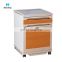 China Professional Supplier Wholesale 4 Wheels With Brake Hospital Medicine Locker Bedside Cabinets With Drawer And Door