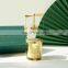 Luxury custom packaging box scented jasmine oud fragrance label foil electroplating gold carousel OEM soy wax candle