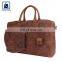 Anthracite Fitting with Cotton Lining Modern Design Stylish Look Durable Genuine Leather Laptop Bag for Men