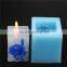 Rectangular with Flowers Decorative Silicone Soap Candle Molds