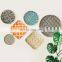 Hot Sale Decorative Basket Tray Wall Decor Set Woven Art Decoration Wholesale Made in Vietnam Supplier